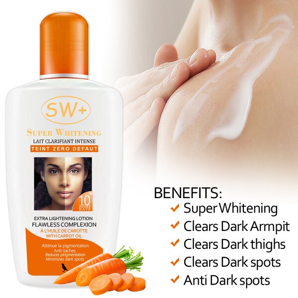 Body Lotion Manufacturer - SPF 25 Whitening Cream with Carrot Extract for Face & Body