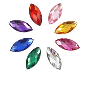 Tooth Gem Kits Manufacturer - OEM, Low MOQ, Colorful Eye & Horse Tooth Jewelry Crystals with Glue
