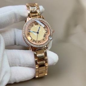 Quartz Watch Factory - Luxury Fashion Alloy Iced Out Women Watch