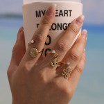 Octopus Ring Factory - Stainless Steel Seahorse Beach Waterproof Ring