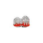 Teeth Grillz Supplier - Full Diamond Copper Zircon Dental Grillz
