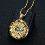 荷鲁斯之眼厂家 - 钛钢镀金嘻哈吊坠
