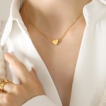 Heart Necklace Manufacturer - Stainless Steel Gold Plating Pendant Necklace