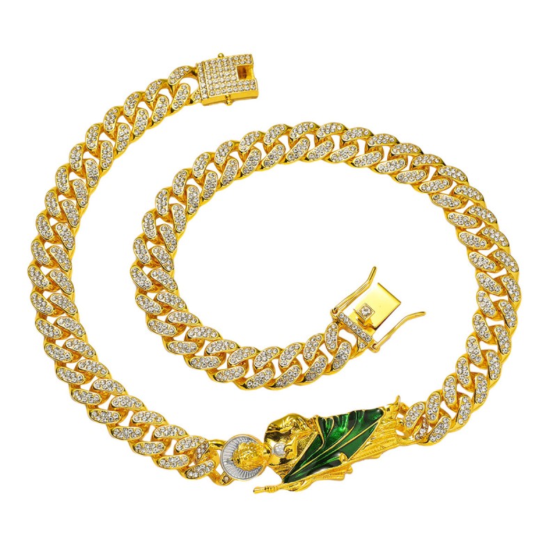 Saint Jude Necklace Factory - 12mm Diamond Hip Hop Cuban Chain