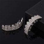 Teeth Grillz Manufacturer - Top Bottom Diamond Zircon Body Jewelry