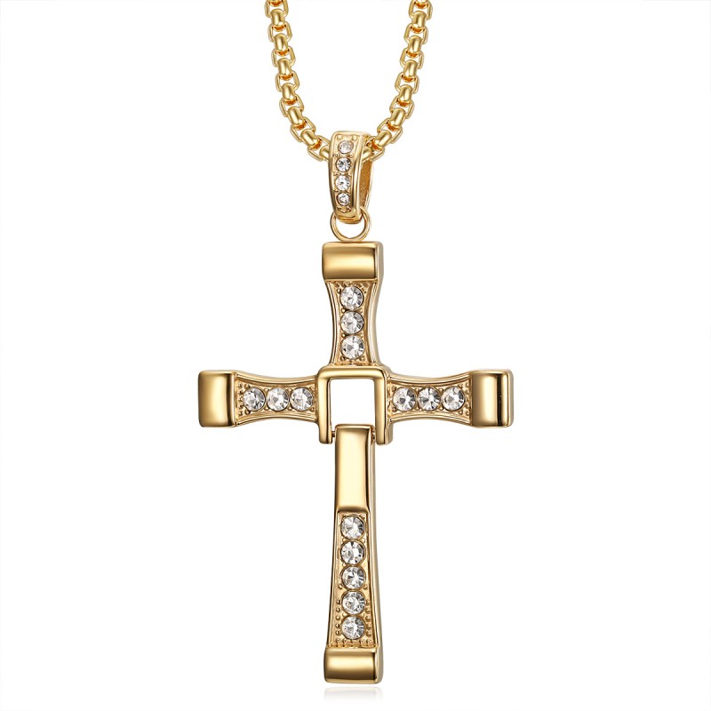 Cross Pendant Factory - Titanium Steel Dainty Hip Hop Necklace