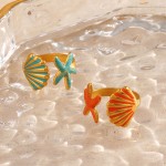 Starfish Ring Supplier - Gold Plated Colorful Open Ring
