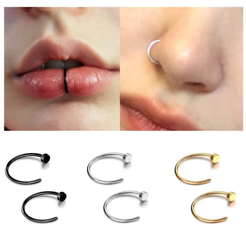 Titanium Steel Piercing Supplier - 316L Stainless Steel Nose Ring