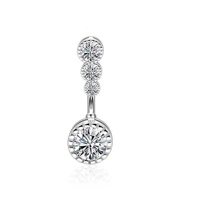 Silver Navel Piercing Manufacturer - 925 Sterling Silver Belly Ring