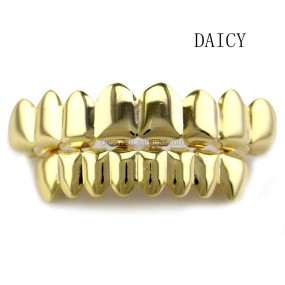 Teeth Grillz Supplier - Custom Men Hip Hop Plain Teeth Grillz