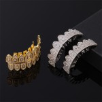 Teeth Grillz Manufacturer - Top Bottom Diamond Zircon Body Jewelry
