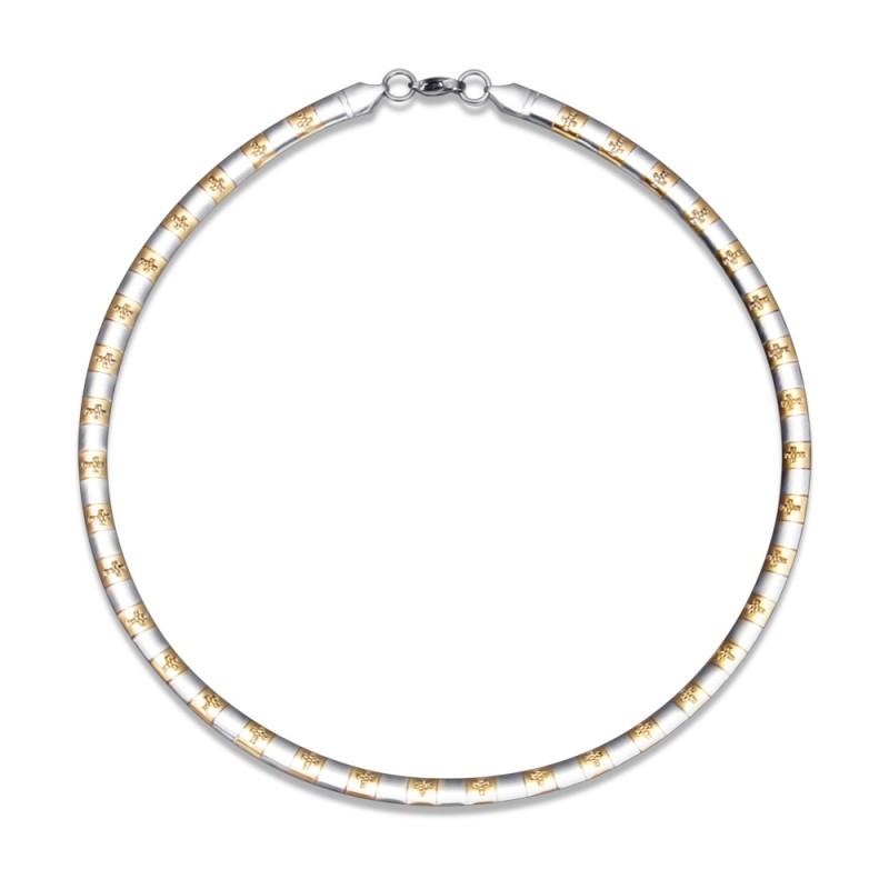 Cross Choker Supplier - Stainless Steel Simple Gold Chain Necklace
