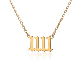Letter Pendant Manufacturer - 11:11 Stainless Steel Trendy Jewelry
