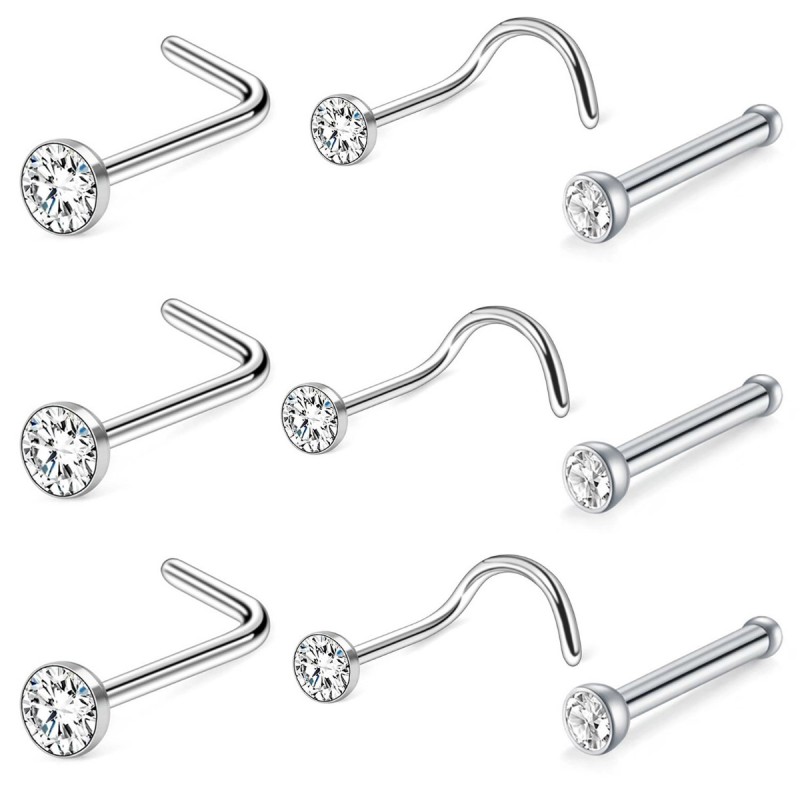 Nose Piercing Jewelry Factory - Ring Shape Silver Nose Ring