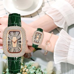 Women Watches Supplier - Custom Alloy Iced Out Quartz Bracelet Watch
