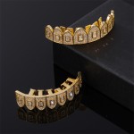Teeth Grillz Manufacturer - Top Bottom Diamond Zircon Body Jewelry