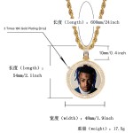 照片吊坠供应商 - 可定制钻石几何嘻哈吊坠