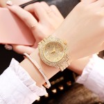 女士手表供应商 - 全钻石金属石英女表