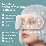 Portable Electric Eye Massager - 16 Heads with Pulse Vibration & Nano Mist