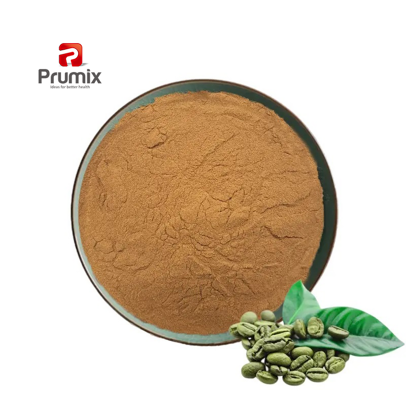 Green Coffee Bean Extract Powder Manufacturer - 50% Chlorogenic Acids, Customized for Food Nutrition Enhancers