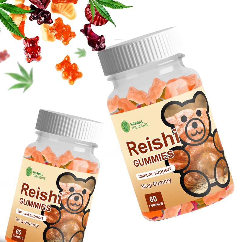 Private Label Herbal Sleep Gummies - Reishi Mushroom Extract for Restful Sleep Support