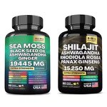 All in One Shilajit Capsules Manufacturer - Sea Moss Ashwagandha Ginseng Black Seed Oil Complex