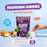Mushroom Gummies Manufacturer - Bears Shape with Ashwagandha Dietary Supplement
