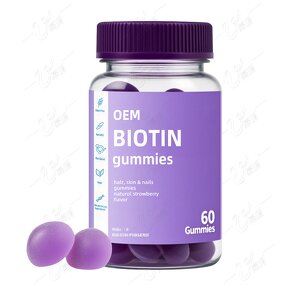 Biotin Gummy Manufacturer - Hair Growth Gummies for Beauty Needs & OEM Production