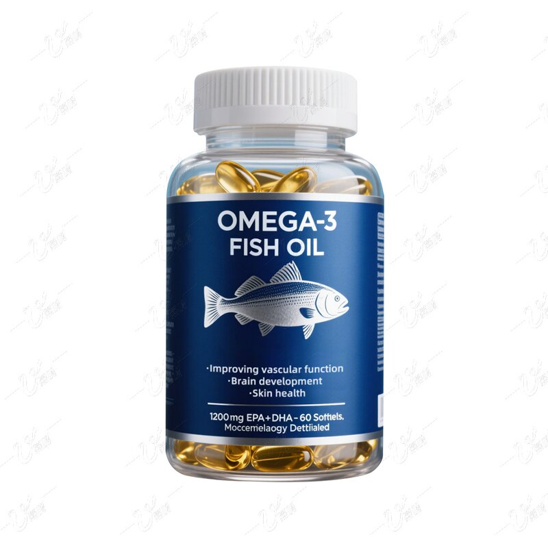 Fish Oil Softgels Manufacturer - Omega-3 EPA DHA for Immune, Brain & Heart Health Support