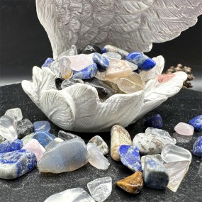 Gemstone Gravel Manufacturer - Wholesale Natural Tumbled Mixed Quartz Crystal Chips Decor