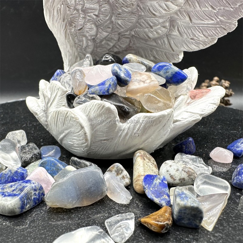 Gemstone Gravel Manufacturer - Wholesale Natural Tumbled Mixed Quartz Crystal Chips Decor
