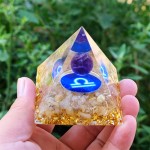 能量金字塔供应商-热销天然手工疗愈碎粒石奥根金字塔