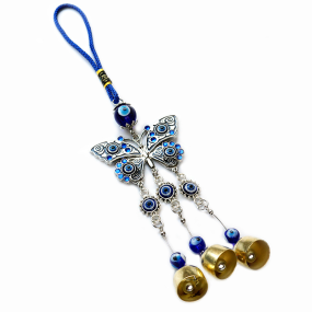 Evil Eye Ornaments Supplier - Hot Sale Evil Eye Wind Chimes Turkish Blue Eye Wall Decor