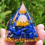 灵性金字塔生产厂家-5-6cm能量奥根金字塔水晶宝石风水