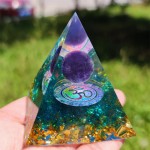 水晶工艺品生产厂家-批发手工奥根金字塔灵性疗愈水晶