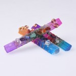 石膏棒供应商-批发天然水晶铜线脉轮石膏魔杖