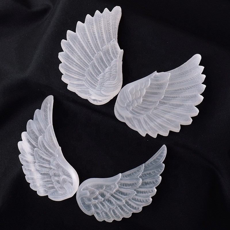Angel Wings Manufacturer - New Arrivals Carved White Selenite Angel Wings Crystal Crafts