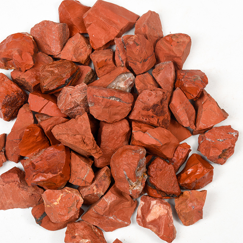 Raw Minerals Supplier - New Arrivals Natural Red Jasper Rough Stone Home Decoration
