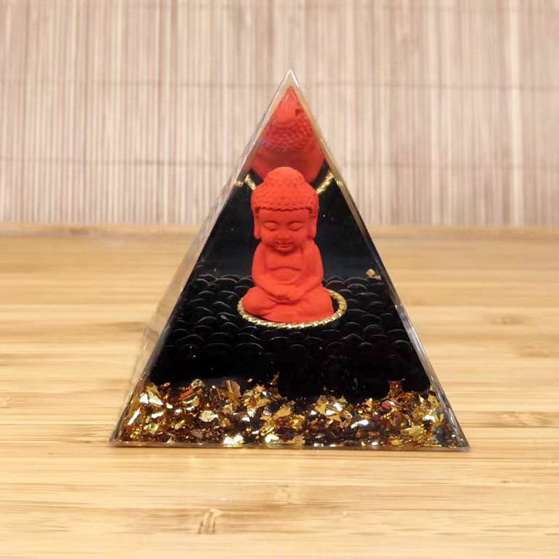 Meditation Pyramid Factory - High Quality Baby Buddha Crystal Carvings Resin Pyramid