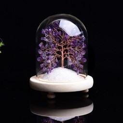 景观瓶工厂-天然能量宝石玻璃瓶水晶碎粒风水