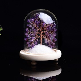 景观瓶工厂-天然能量宝石玻璃瓶水晶碎粒风水
