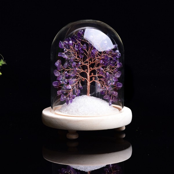 Landscape Bottle Factory - Natural Energy Gemstone Glass Bottle Crystal Chips Feng Shui