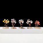 Gemstone Tree Supplier - Factory Price Natural Agate Base Crystal Chips Tree Decor