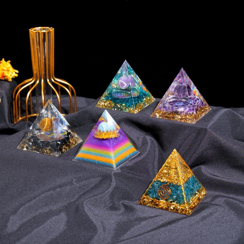 Meditation Pyramid Manufacturer - Hot Sale Healing Reiki Energy Generator Crystal Pyramid