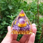 灵性金字塔生产厂家-5-6cm能量奥根金字塔水晶宝石风水