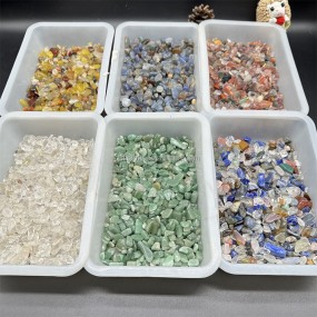 Healing Stones Supplier - Bulk Natural Rose Quartz Amethyst Crystal Chips Gem Gravel