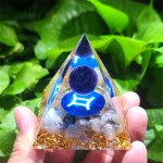 能量金字塔供应商-热销天然手工疗愈碎粒石奥根金字塔