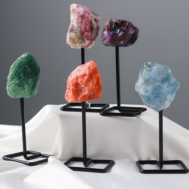 Gemstone Carving Manufacturer - Wholesale Carved Crystal Quartz Rough Healing Stones Holder