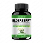 Elderberry Capsules Manufacturer - 1000mg with Zinc for Immune Support, 120 Veggie Capsules