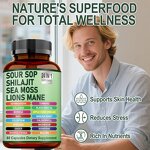 Sour Sop Supplement Manufacturer - 60 Capsules with L-Theanine & Ashwagandha for Energy, Private Label